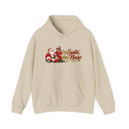 Santa Nurse Hoodie — Cute Christmas Nurse Sweatshirt