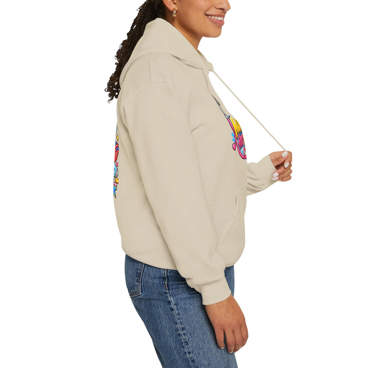 Nurse for Life Hoodie — Cute Colorful Nurse Story Graphic Pullover