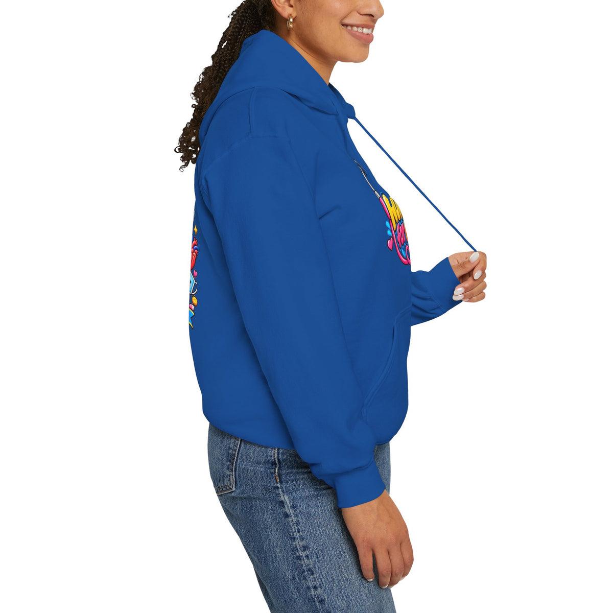 Nurse for Life Hoodie — Cute Colorful Nurse Story Graphic Pullover
