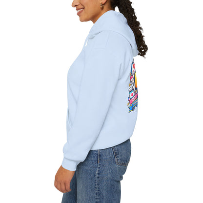 Nurse for Life Hoodie — Cute Colorful Nurse Story Graphic Pullover