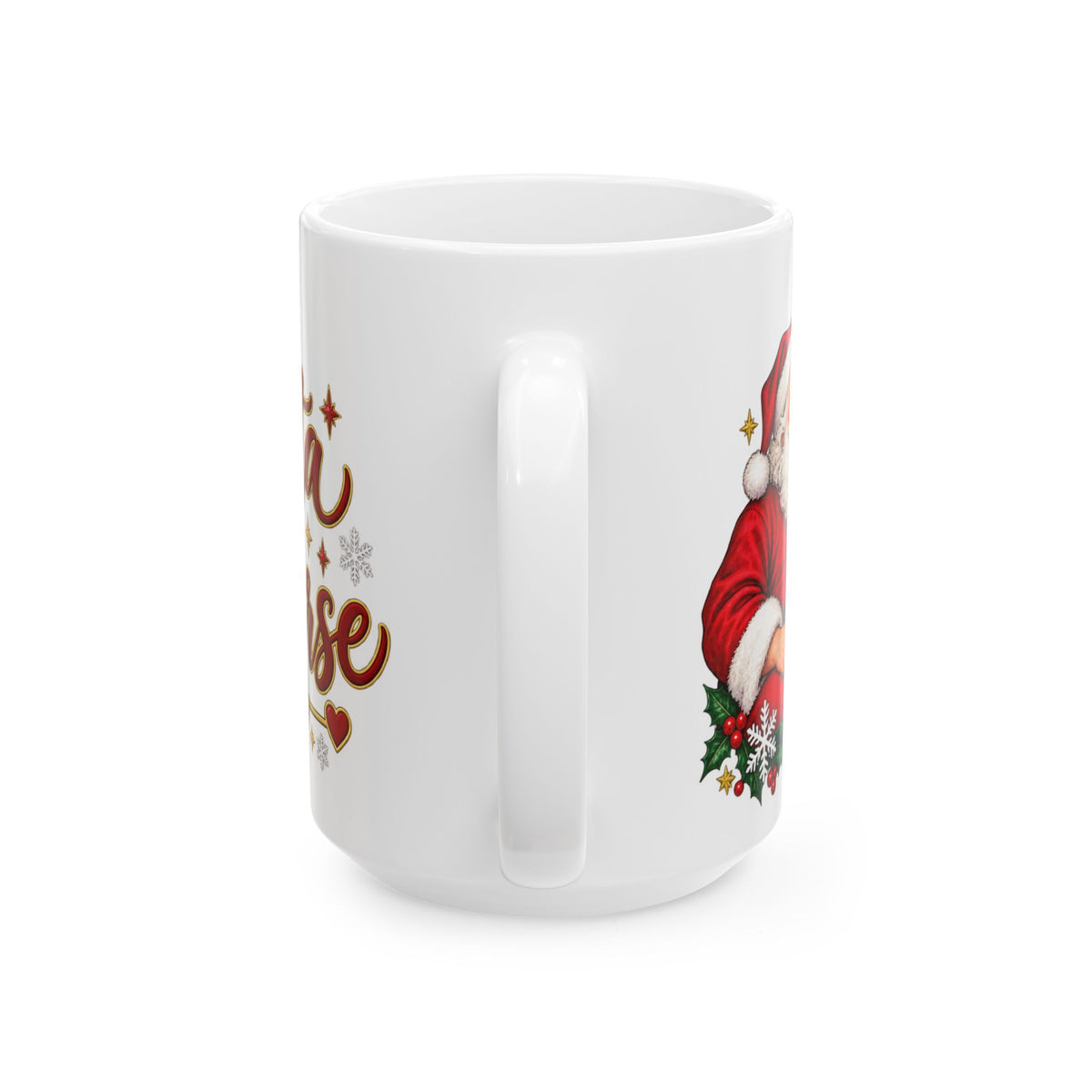 Nurse Christmas Mug - "Even Santa Needs a Nurse" Holiday Ceramic Coffee Cup (11oz, 15oz)