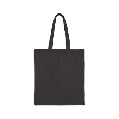 Holiday Poinsettia Canvas Tote — "Joyeuses Fêtes" French Christmas Market Bag