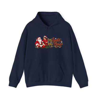 Santa Nurse Hoodie — Cute Christmas Nurse Sweatshirt