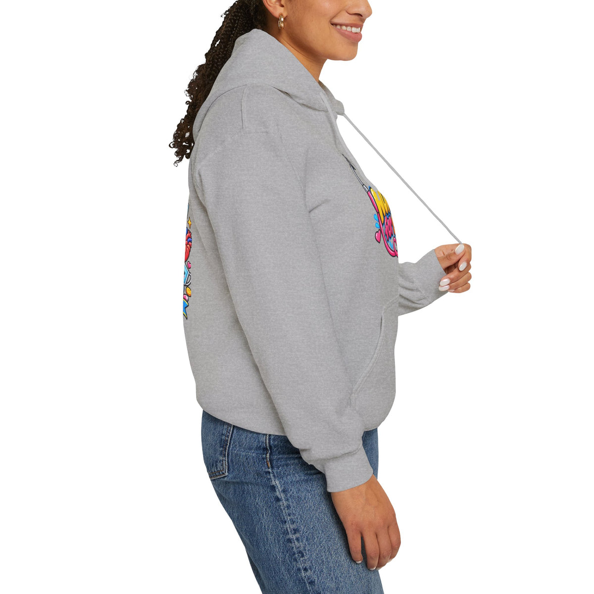 Nurse for Life Hoodie — Cute Colorful Nurse Story Graphic Pullover