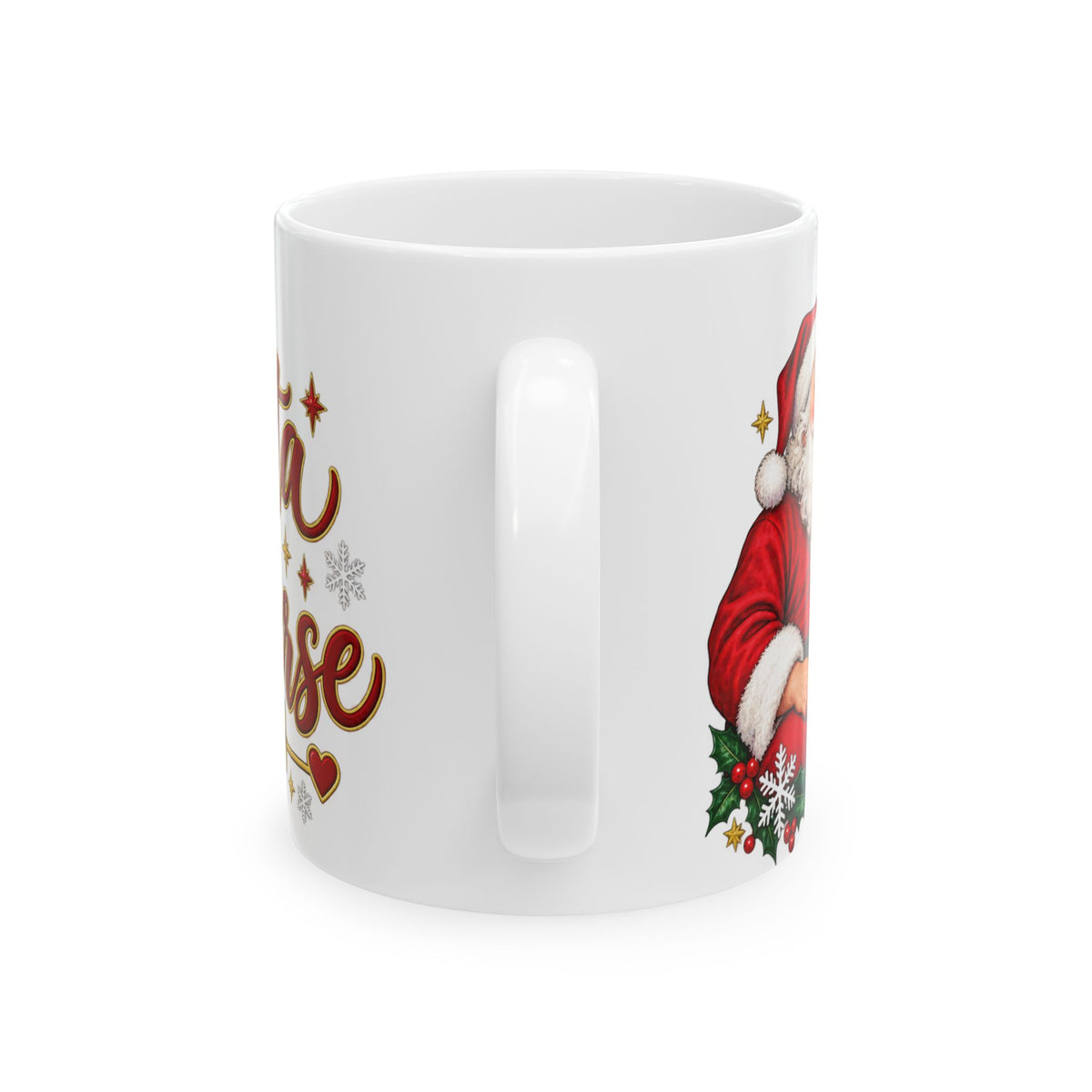 Nurse Christmas Mug - "Even Santa Needs a Nurse" Holiday Ceramic Coffee Cup (11oz, 15oz)