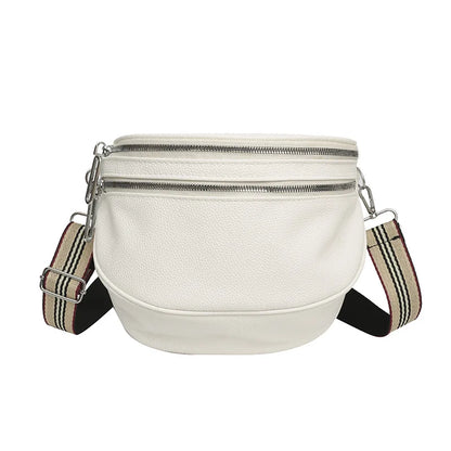 Sac banane chic pour femme - Sac banane chic en cuir synthétique - Cadeau idéal
