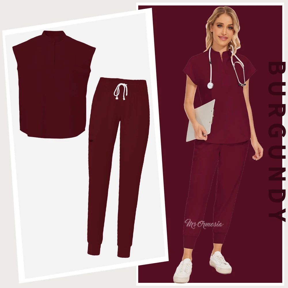 Women's Medical Scrub Set – Nurse & Healthcare Uniform