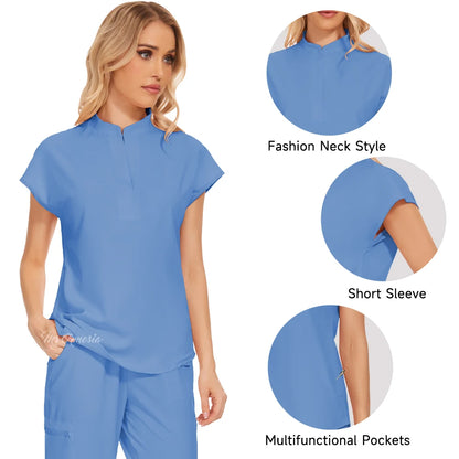 Women's Medical Scrub Set – Nurse & Healthcare Uniform