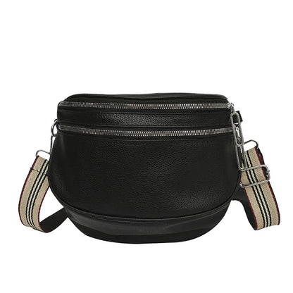 Sac banane chic pour femme - Sac banane chic en cuir synthétique - Cadeau idéal