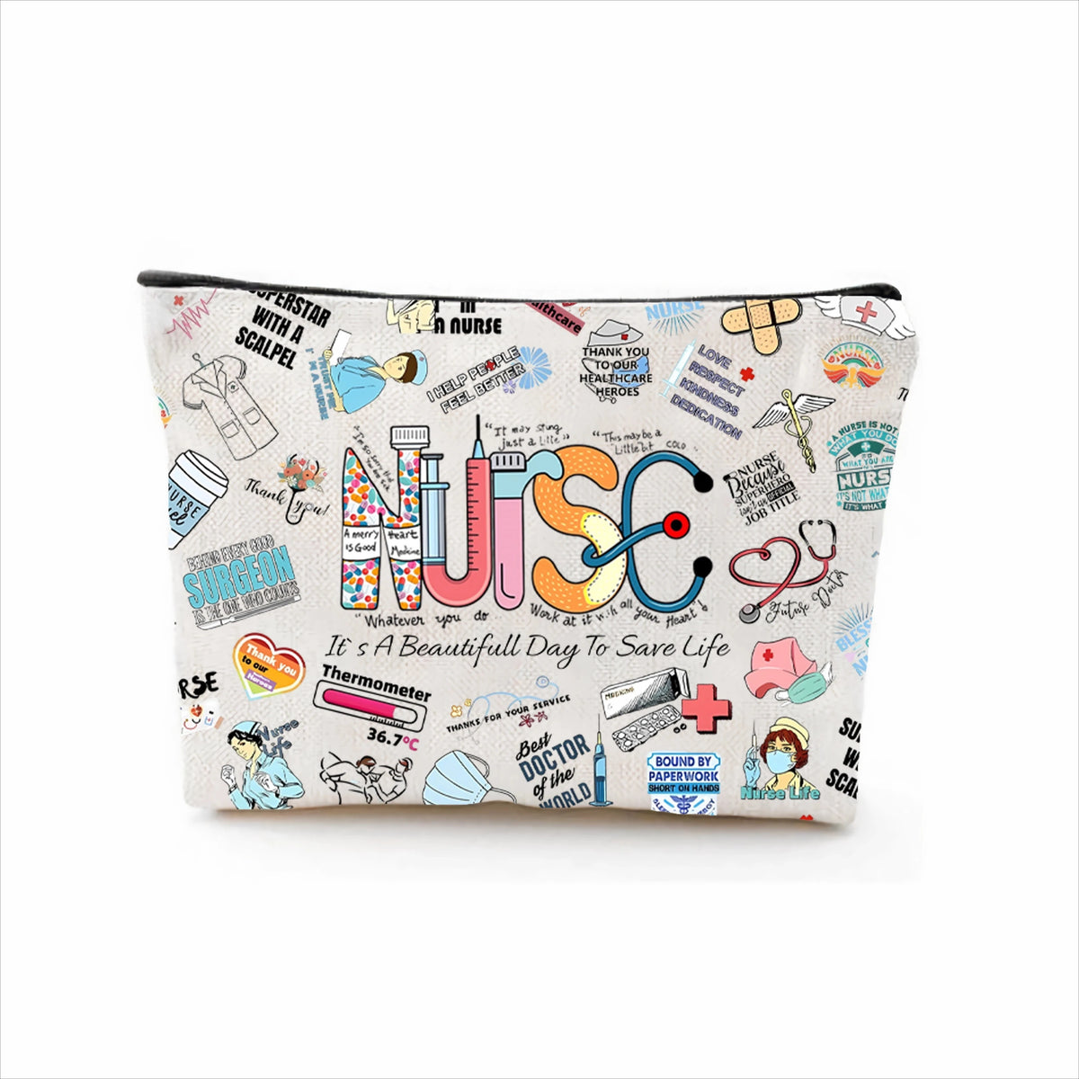 Trousse de maquillage pour infirmière, kit de survie, cadeau pour infirmière, cadeau de remise de diplôme