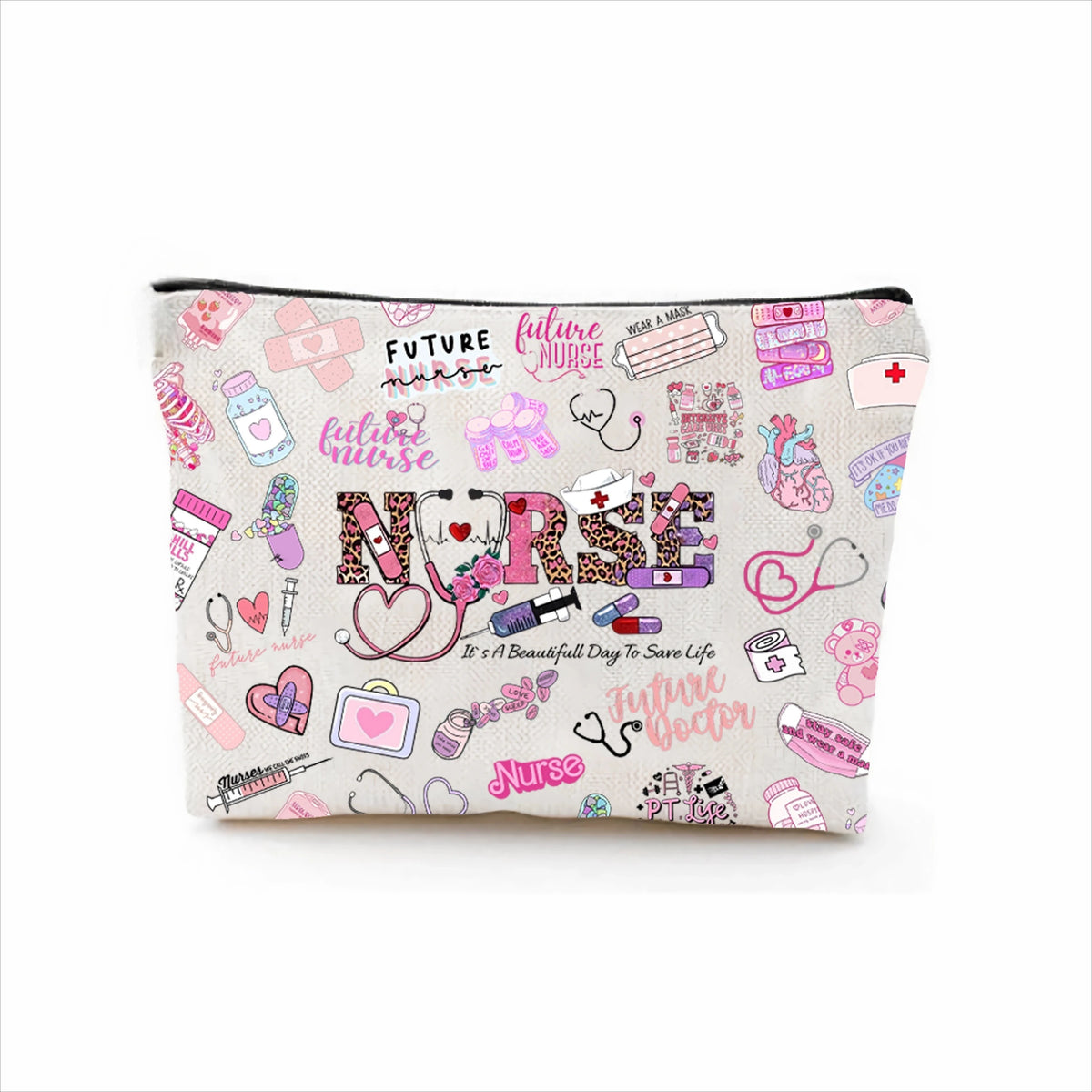 Trousse de maquillage pour infirmière, kit de survie, cadeau pour infirmière, cadeau de remise de diplôme